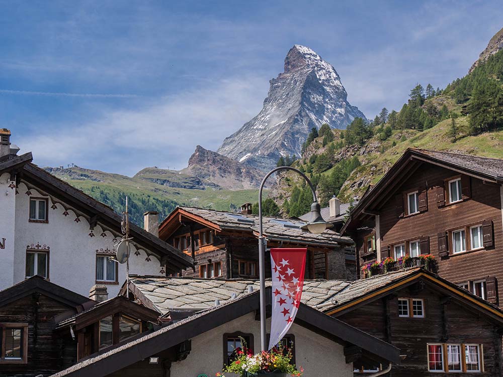 Independent Escort Zermatt Zermatt mit Blick auf das Matterhorn